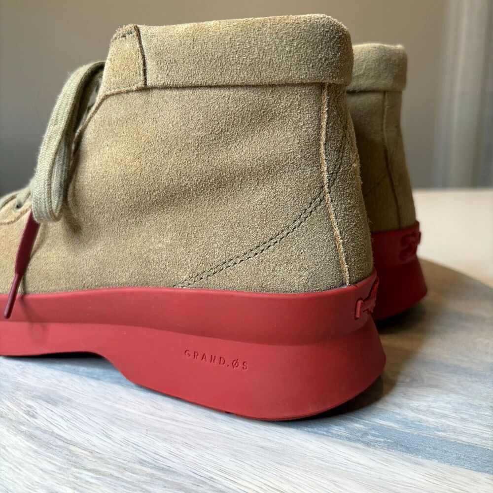 Cole Haan Pinch Grand OS Men's Brown Leather Utility Chukka Boots US Size 7.5 M - Picture 6 of 12